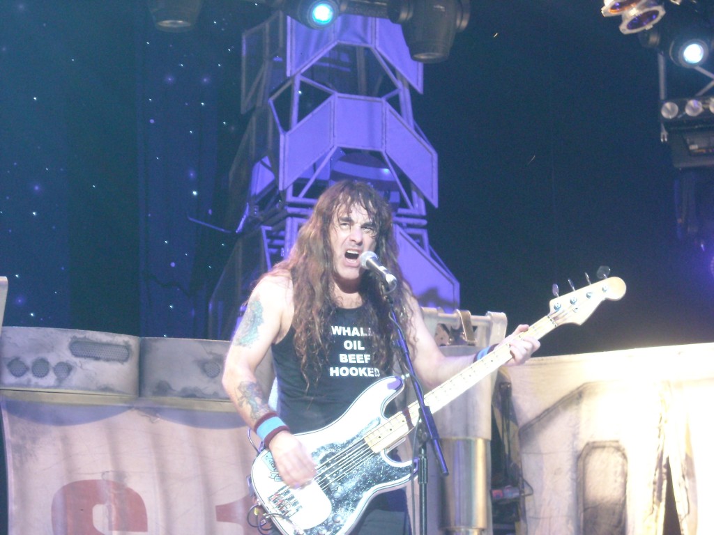 Steve Harris, bassist and founding member of Iron Maiden, performs near Auburn Wash.